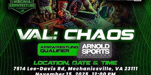 VAL: CHAOS 2025 (ARNOLD QUALIFIER)