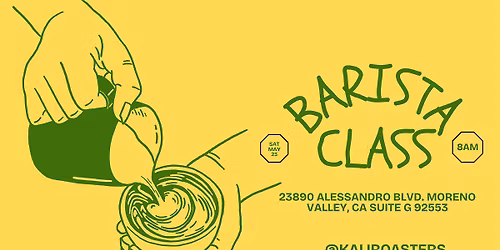 Beginner Barista Workshop: Espresso, Milk & Menu