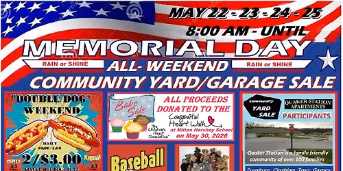 Quaker Station Community Yard Sale