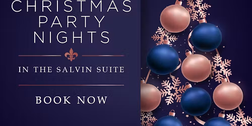 Christmas Party Nights in the Salvin Suite at Keele Hall