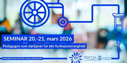 SEMINAR: Pedagogen som d\u00f8r\u00e5pner for \u00f8kt funksjonsmangfold