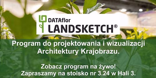 PROGRAM do projektowania teren\u00f3w zieleni- DATAflor LANDSKETCH 