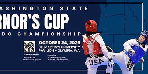 2026 Washington State Governor's Cup Taekwondo Championship