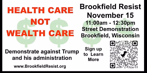 Demonstration - Healthcare not Weathcare