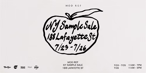 Mod Ref NY Sample Sale
