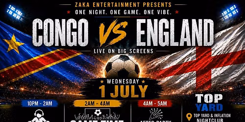 Congo Vs England