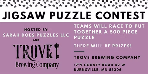Team Jigsaw Puzzle Contest at Trove Brewing - March 2026