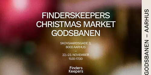 FindersKeepers Christmas Design Market p\u00e5 Godsbanen