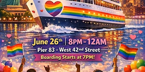 HUG Love Boat: NYC Pride 2026 Fundraiser