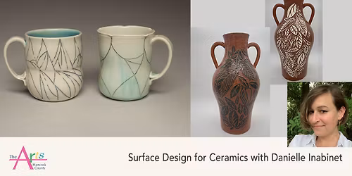 Surface Design for Ceramics with Danielle Inabinet