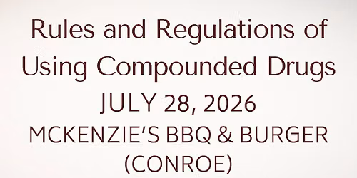MCVMA July Meeting: Compounded Drugs