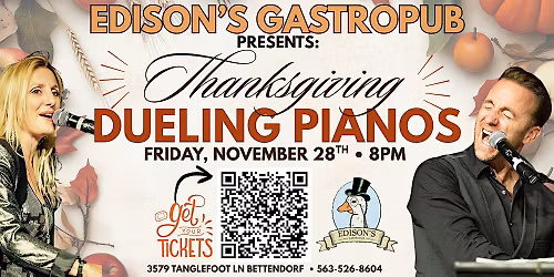 Thanksgiving Dueling Pianos