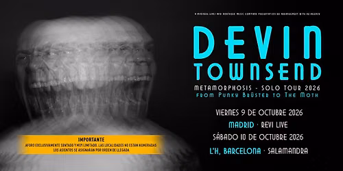 Devin Townsend - Solo Tour 2026 (Madrid)