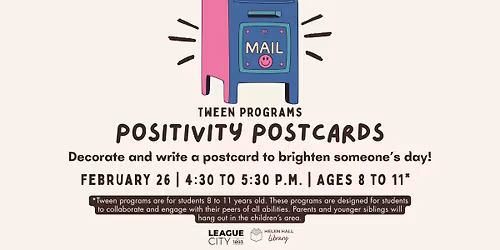 Tween: Positivity Postcards