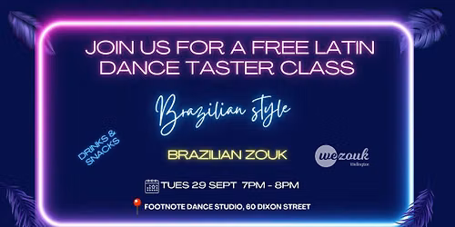 FREE Latin Dance Class - from Brazil