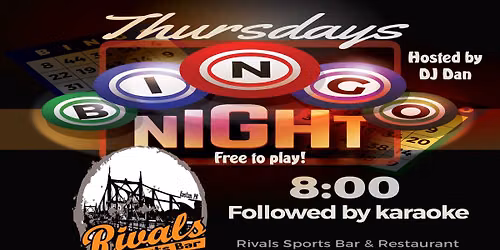 Bar Bingo Thursdays - Rivals