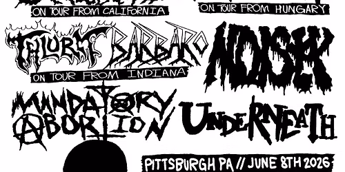 Pittsburgh Grindcore Night w\/ Morgue Breath + more @ The Mr. Roboto Project