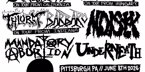 Pittsburgh Grindcore Night w\/ Morgue Breath + more @ The Mr. Roboto Project
