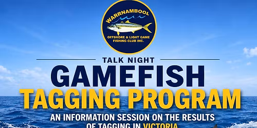 GAMEFISH TAGGING INFORMATION CLUB TALK NIGHT