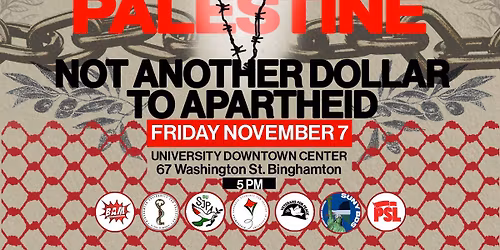 Palestine Solidarity Rally in Binghamton