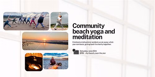 Community Beach Yoga and Meditation - Pay What You Can
