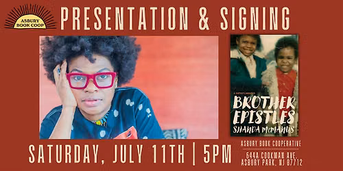 Author Event: Brother Epistles by Shanda McManus