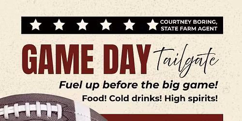 Come Tailgate with us!