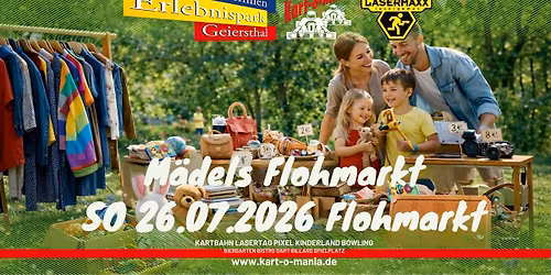 M\u00e4dels Flohmarkt im Freizeitpark Kart-o-mania