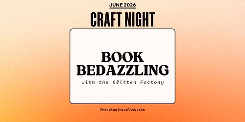 Book Bedazzling with Glitter Factory