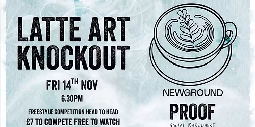Latte Art Knockout at Proof Social Bakehouse