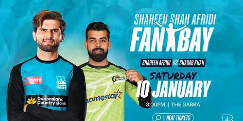 Shaheen Shah Afridi Fan Bay | BBL | Heat vs Thunder