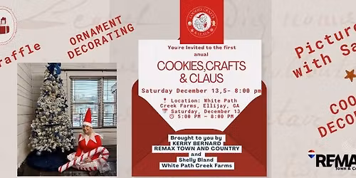 First Annual Cookie Crafts and Claus 