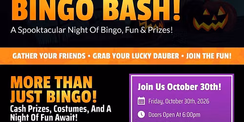 Mischief Night Bingo Bash!