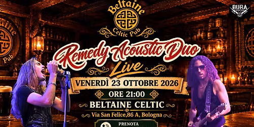 Remedy Acoustic Duo Live@ Beltaine Celtic Pub