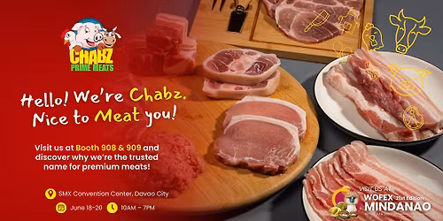 Chabz in WOFEX Mindanao 2! \ud83d\udc37