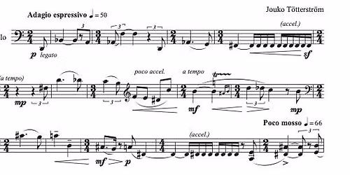 Arietta triste. Jouko T\u00f6tterstr\u00f6min s\u00e4vellyskonsertti