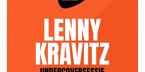 Lenny Kravitz Undercoversessie in De Theaterbakkerij