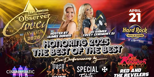 22nd Annual Mississippi Gulf Coast Observer Covey Awards 2026