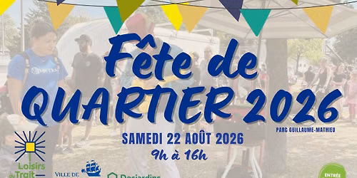 F\u00eate de Quartier 2026 - Loisirs du Trait-Carr\u00e9