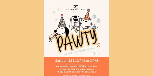 An AFRP PAWTY! With Portola Hotel & Spa and Tito's Beverages!