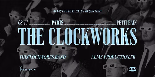 THE CLOCKWORKS \u2022 Paris - Petit Bain \u2022 Dimanche 8 novembre 2026