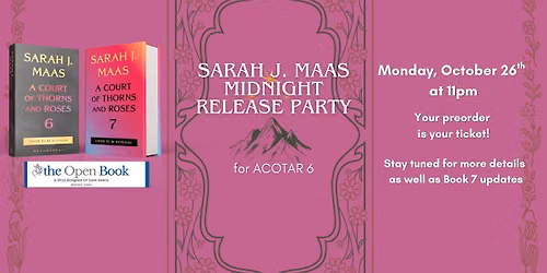 Sarah J. Maas Midnight Release Party