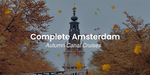 Autumn Canal Cruises Amsterdam