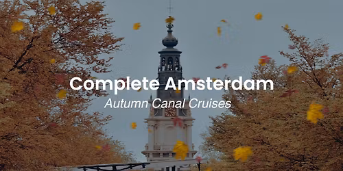 Autumn Canal Cruises Amsterdam