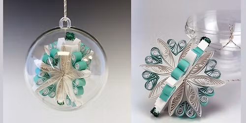 Quilled Snowflake Bauble Project Class with Lana!