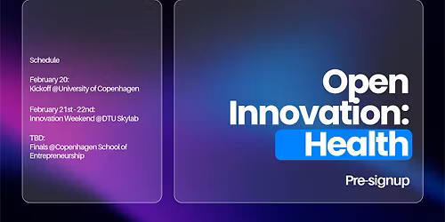 OpenInnovation: Health \ud83e\ude7a