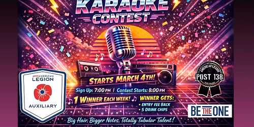 Contest Time!  Sing your favorite 80\u2019s tune and win!