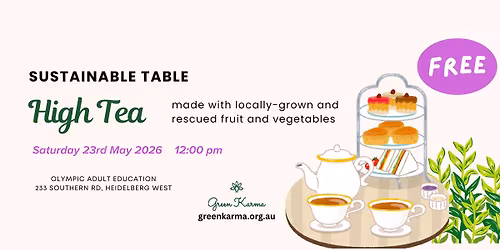 Free Community Lunch - High Tea 