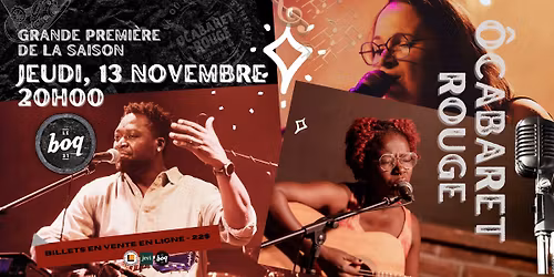 Cabaret Rouge au Boq \u2013 On fait battre le c\u0153ur du centro!