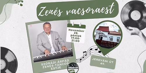 \ud83c\udfb6 Sz\u00f3r\u00e1di \u00c1rp\u00e1d \u00fcnnepi zen\u00e9s estje | 11.28 | \u00c9l\u0151 Zene & Vacsora
